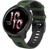 CaseOnline Twin Sport Rannekoru Garmin Venu 2 - Vihreä/musta