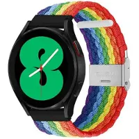 CaseOnline Punottu elastinen rannekoru Samsung Galaxy Watch 4 (44mm) - Pride