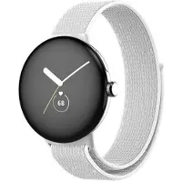 CaseOnline Nylon Rannekuro Google Pixel Watch - Summit White