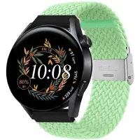 CaseOnline Punottu elastinen rannekoru Huawei Watch GT3 (42mm) - pistachio