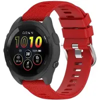 CaseOnline Pure urheiluranneke Garmin Forerunner 265S - Punainen