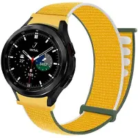 CaseOnline Nylonrannekoru No-Gap Samsung Galaxy Watch 4 Classic (42mm) - Sunflowe