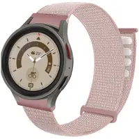 CaseOnline Nylonrannekoru No-Gap Samsung Galaxy Watch 5 Pro (45mm) - Pink Sand
