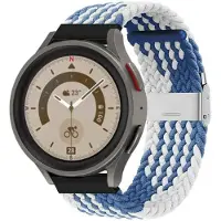 CaseOnline Punottu elastinen rannekoru Samsung Galaxy Watch 5 Pro (45mm) - bluewh