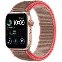 CaseOnline Nailon Rannekoru Apple Watch SE 2022 (44mm) - Neon pink