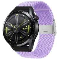 CaseOnline Punottu elastinen rannekoru Huawei Watch GT3 (46mm) - lightpurple