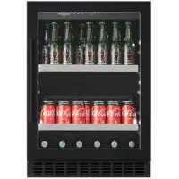 mQuvée Sisäänrakennettava olutkaappi / juoman jäähdytin – BeerServer 60 Anthracite Black