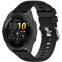 CaseOnline Pure urheiluranneke Garmin Forerunner 265S - Musta