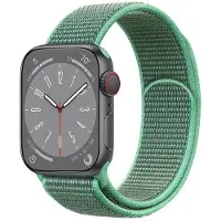 CaseOnline Nailon Rannekoru Apple Watch 8 (41mm) - Spearmint