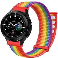 CaseOnline Nylonrannekoru No-Gap Samsung Galaxy Watch 4 Classic (42mm) - Pride