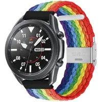 CaseOnline Punottu elastinen rannekoru Samsung Galaxy Watch 3 (41mm) - Pride