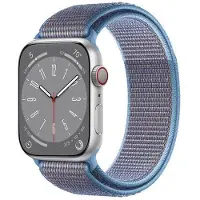 CaseOnline Nailon Rannekoru Apple Watch 8 (41mm) - Cerulean