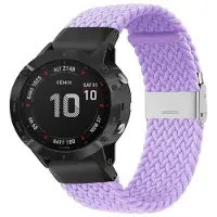 CaseOnline Punottu elastinen rannekoru Garmin Fenix 6 - lightpurple
