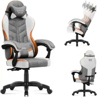 Huzaro Samettinen pelituoli Force 2.7 grey, harmaa, pehmeä veluuri