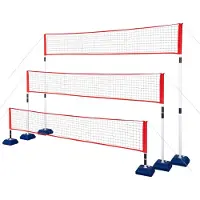 NILS 3-in-1-verkko em:llä tennistä, sulkapalloa, lentopalloa varten NT030