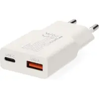 Nedis seinälaturi, 2 x USB, 30W