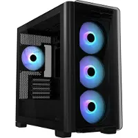 Asus A23 PLUS -micro-ATX-kotelo RGB-valaistuksella, musta