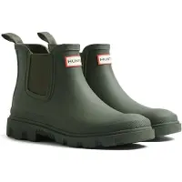 Hunter Unisex Downpour Chelsea - Khaki green - 40
