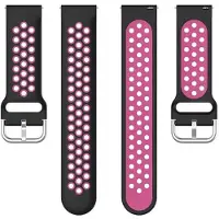 CaseOnline EBN kellon ranneke Polar Vantage M3 - Musta/tummapinkki