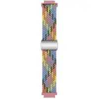 CaseOnline Punottu magneettinen ranneke Garmin VivoActive 4S - Purple Pulse