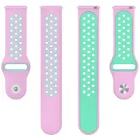 CaseOnline EBN Sport Kellon ranneke Polar Grit X2 Pro - Vpunainen/minttu