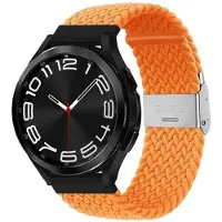 CaseOnline Punottu Kellon renneke Samsung Galaxy Watch 6 Classic (43mm) - Oranssi