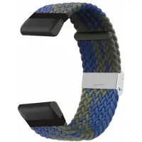 CaseOnline Punottu kellon ranneke Garmin Tactix 7 - Bluegreen