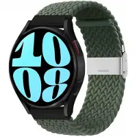 CaseOnline Punottu Kellon renneke Samsung Galaxy Watch 6 (40mm) - Army
