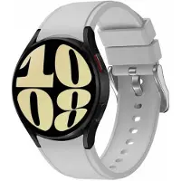 CaseOnline Silikoni kellon ranneke No-Gap Samsung Galaxy Watch 6 (44mm) - Vaalean