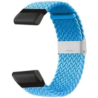 CaseOnline Punottu Kellon ranneke Garmin Fenix 8 Pro (47mm) - Skyblue
