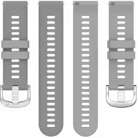 CaseOnline Pure kellon ranneke Amazfit GTS 3 - Vaaleanharmaa