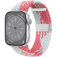 CaseOnline Punottu Kellon ranneke Watch Series 10 (46mm) - Pinkwhite