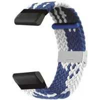 CaseOnline Punottu kellon ranneke Garmin MARQ Aviator (Gen2) - Bluewhite
