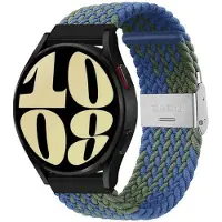 CaseOnline Punottu Kellon renneke Samsung Galaxy Watch 6 (44mm) - bluegreen