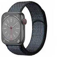 CaseOnline Nailon kellon renneke Apple Watch 9 (45mm) - Glowing Grapes