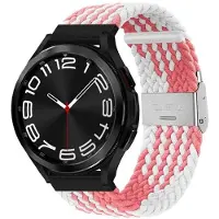 CaseOnline Punottu Kellon renneke Samsung Galaxy Watch 6 Classic (43mm) - pinkwhi