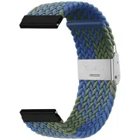 CaseOnline Punottu Kellon ranneke Amazfit Bip U - bluegreen