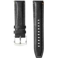 CaseOnline Nahkainen kellon ranneke Amazfit Stratos 3 - Onyx black