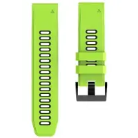 CaseOnline Twin kellon ranneke Garmin Fenix 8 (47mm) - Lime/musta