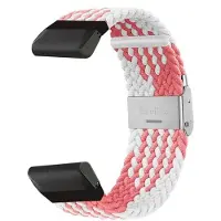 CaseOnline Punottu kellon ranneke Garmin Descent Mk1 - Pinkwhite