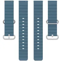 CaseOnline Ocean kellon ranneke Samsung Galaxy Watch FE (40mm) - Harmaansininen