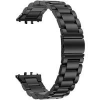 CaseOnline Kellon ranneke ruostumatonta terästä Samsung Galaxy Fit 3 - Musta