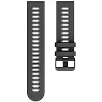 CaseOnline Twin kellon ranneke Huawei Watch GT5 (46mm) - Musta/harmaa