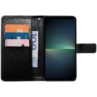 CaseOnline Lompakkokotelo 3-kortti Sony Xperia 5 V - Musta