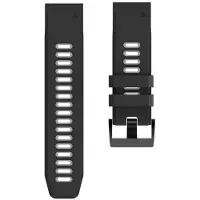 CaseOnline Twin kellon ranneke Garmin Fenix 8 Pro (47mm) - Musta/harmaa