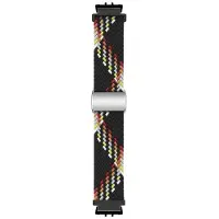 CaseOnline BK Punottu magneettinen ranneke Samsung Galaxy Fit 3 - Black Rainbow