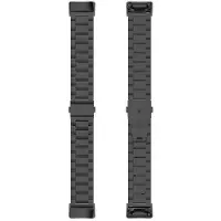CaseOnline kellon ranneke ruostumatonta terästä Fitbit Charge 6 - Musta