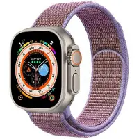 CaseOnline Nailon kellon renneke Apple Watch Ultra (49mm) - Lilac