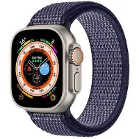 CaseOnline Nailon kellon renneke Apple Watch Ultra (49mm) - Midnight blue