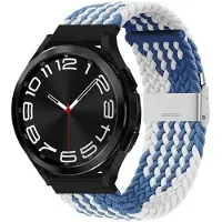 CaseOnline Punottu Kellon renneke Samsung Galaxy Watch 6 Classic (43mm) - bluewhi